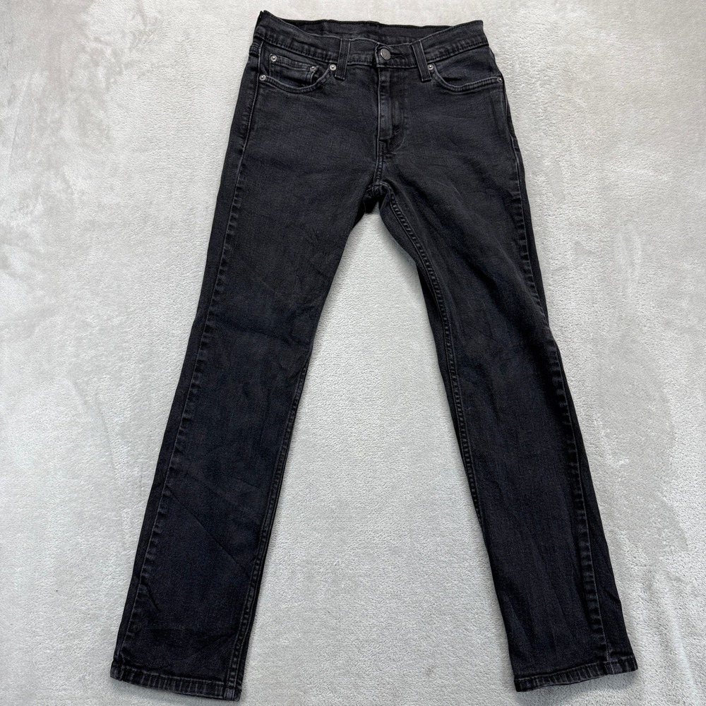 Levi's 511 Jeans Men's 29x30 Slim Fit Straight Leg Charcoal Black Denim Workwear